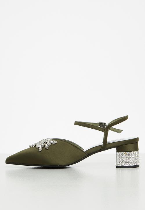 Jeffrey Campbell - Destinia-j - khaki satin silver