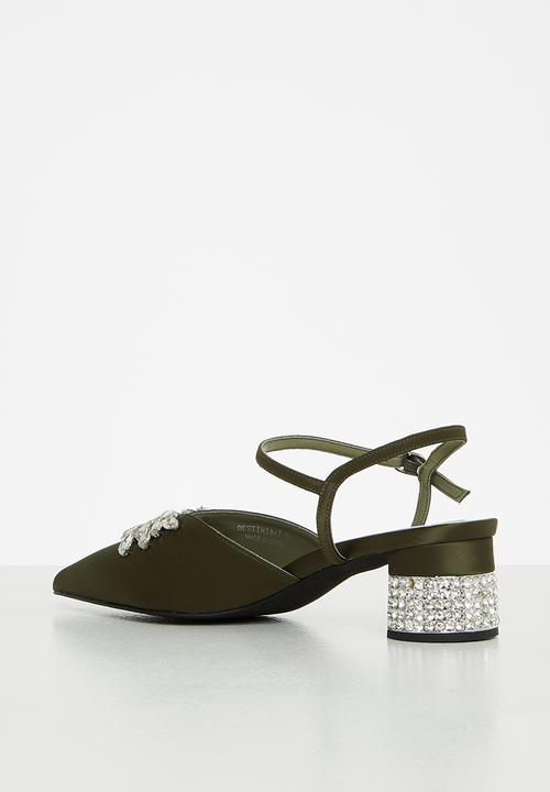 Jeffrey Campbell - Destinia-j - khaki satin silver