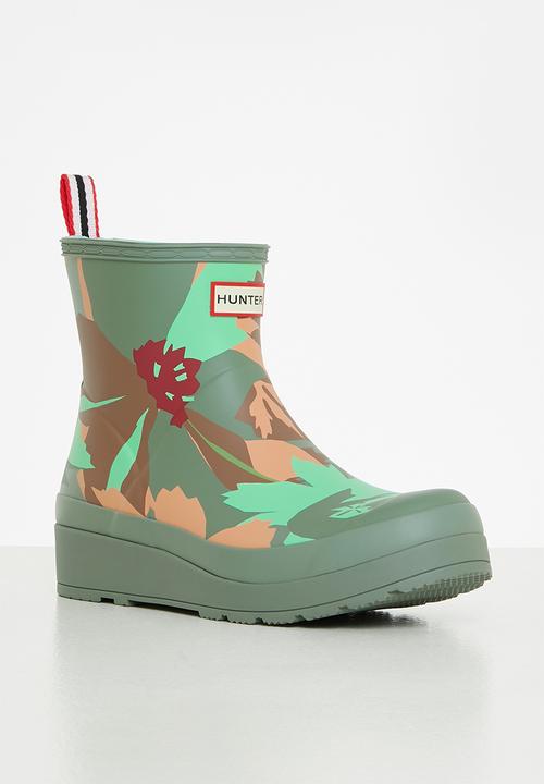 Hunter - Play wild meadow print - sweet gale green
