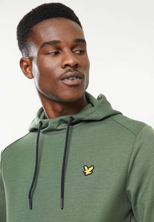 Lyle & Scott - Oth fly fleece hoodie - green