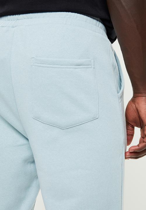 urban° - Urban brushed terry core jogger - celestial blue