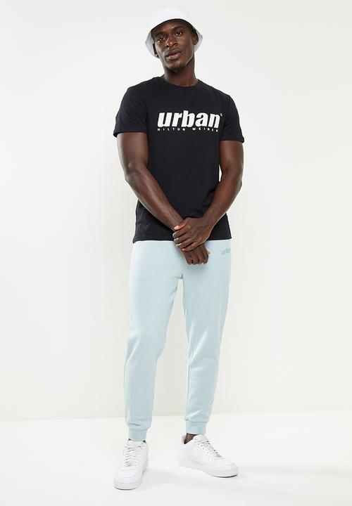 urban° - Urban brushed terry core jogger - celestial blue