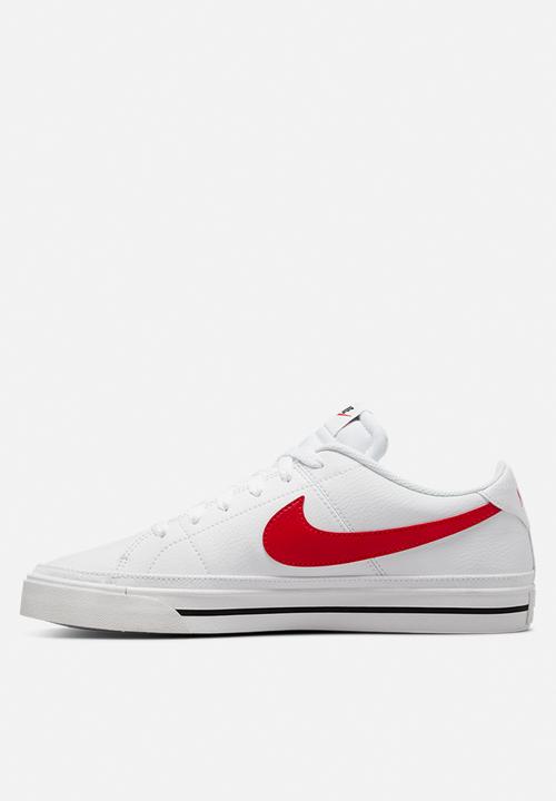 Nike - Court legacy next nature - white/university red-black-team orange