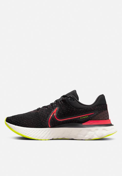 Nike - Nike react infinity run flyknit 3 - black/siren red-team red-volt