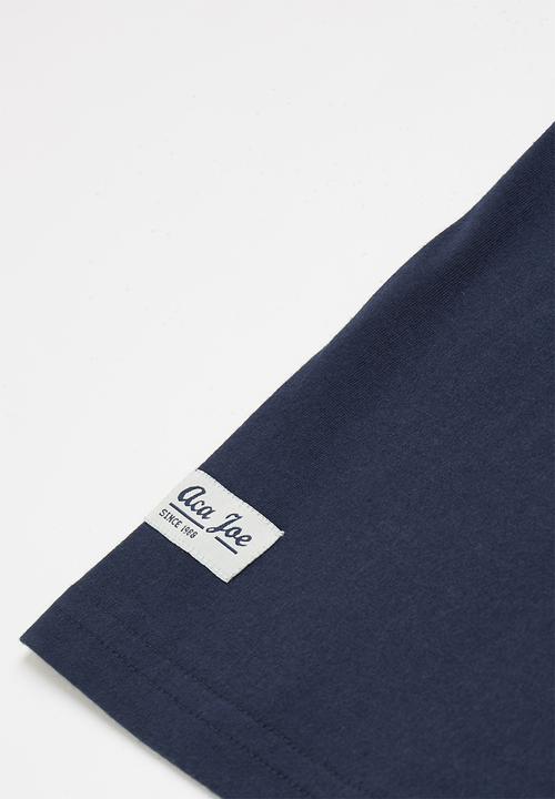 Aca Joe - Aca joe embossed core crew tee - navy
