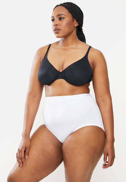 Jockey - Plus 3 pack plain full brief - multi