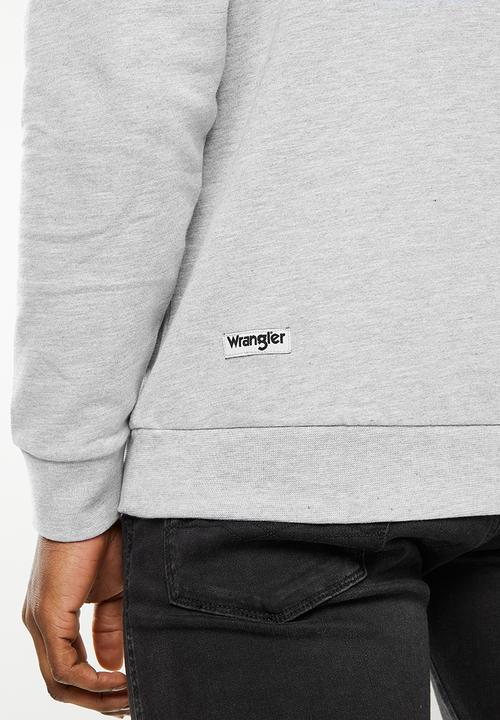 Wrangler - Big chest logo sweat - grey