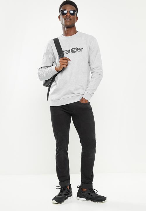 Wrangler - Big chest logo sweat - grey