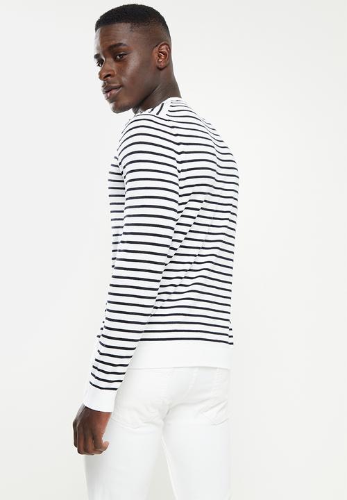 Only & Sons - Koby stripe crew knit - multi