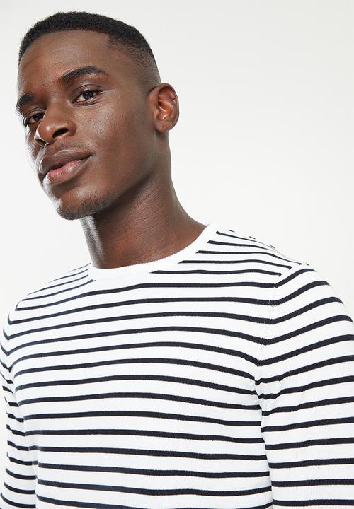 Only & Sons - Koby stripe crew knit - multi