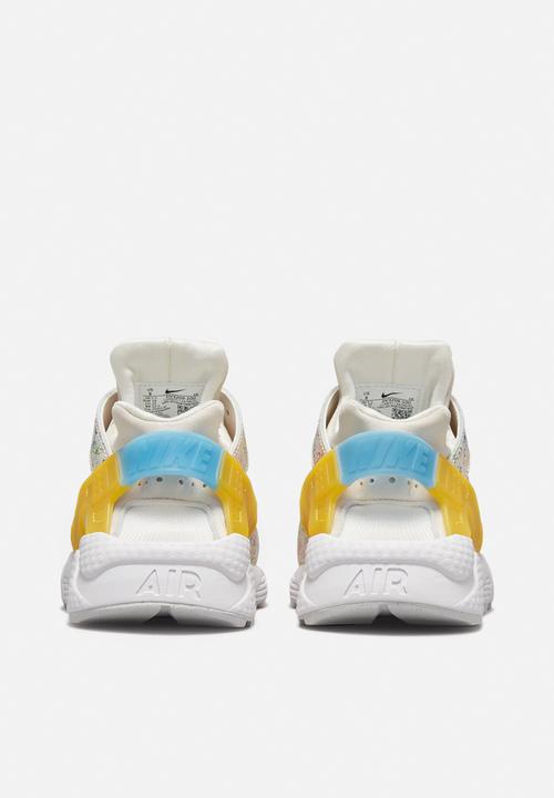 Nike - Wmns  air huarache - sail/university blue-vivid sulfur