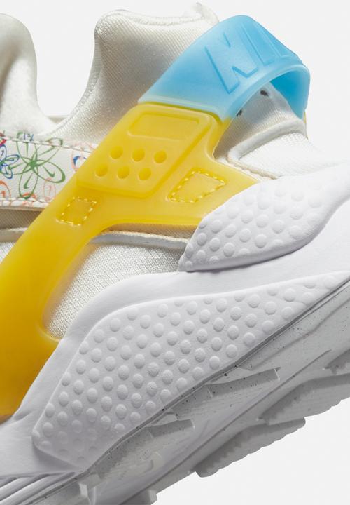 Nike - Wmns  air huarache - sail/university blue-vivid sulfur