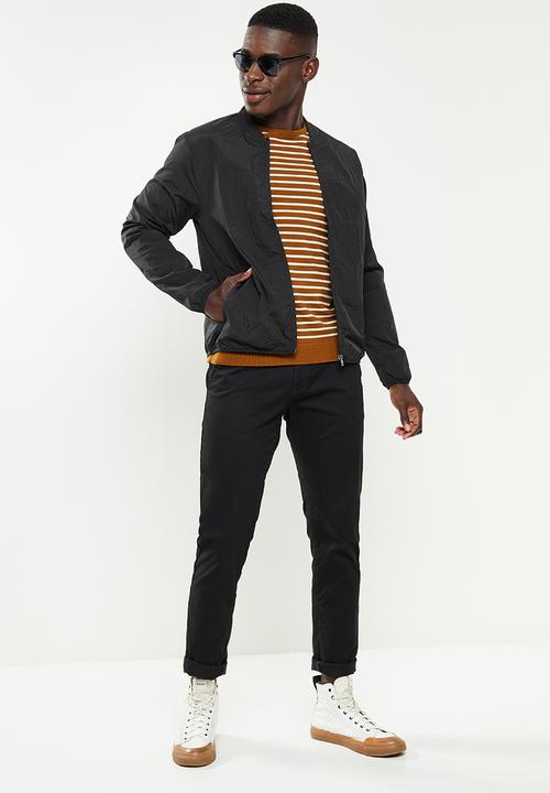 Only & Sons - Sawyer bomber jacket - black