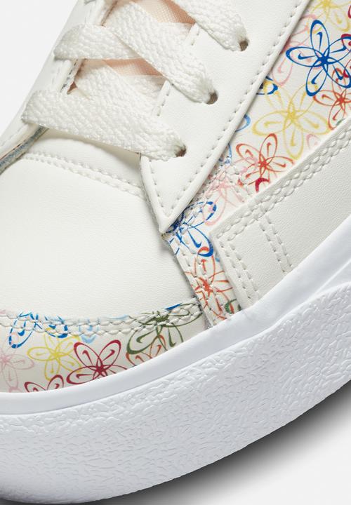 Nike - Wmns blazer lw platform - sail/university blue-vivid sulfur