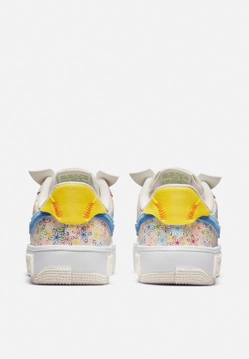 Nike - Wmns air force 1 fontanka - sail/university blue-vivid sulfur