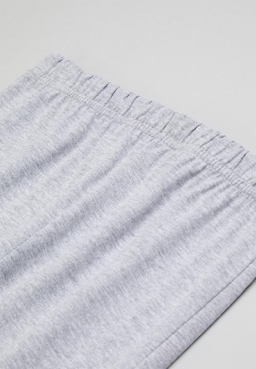 Pop Candy - Girls pj set - grey & white 