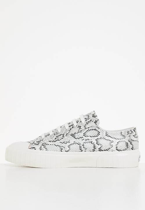 SUPERGA - 2631 stripe - a2b white black snake