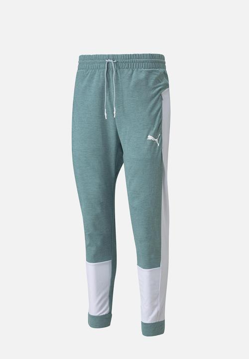 PUMA - CLOUDSPUN Training Joggers- Mineral blue heather & White