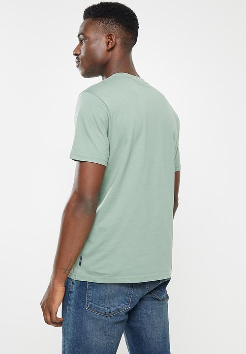 Ben Sherman - Ska check short sleeve target tee - pale khaki