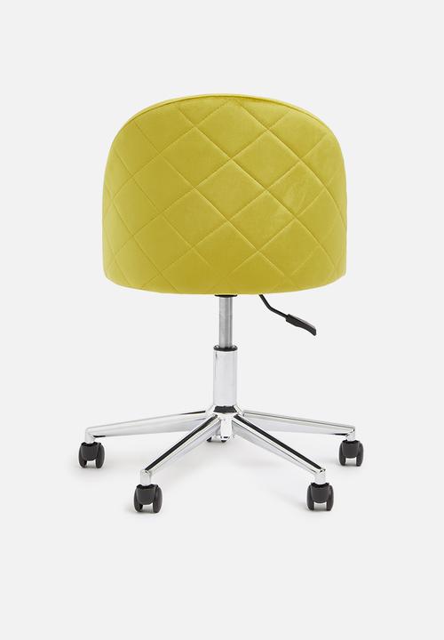 Sixth Floor - Blake office chair - mustard