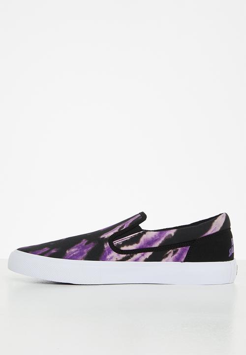 DC - DC x Black Sabbath Manual Slip On Shoes - Black & Purple