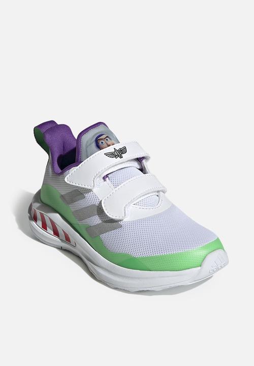 adidas Originals - Fortarun buzz cf k - ftwr white/silver met/semi solar lime