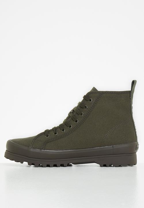 SUPERGA - 2341 tape - black olive/beige gresso