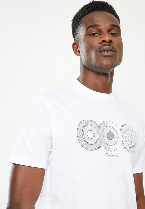 Ben Sherman - Target construction tee - white