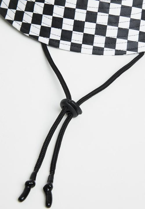 Vans - Wm level up bucket hat - white & black 
