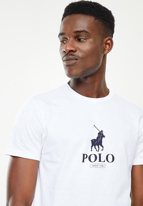 POLO - Men logo short sleeve tee - white