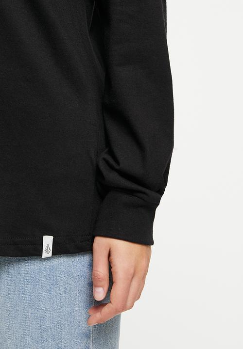 Volcom - Iconic stone long sleeve - black