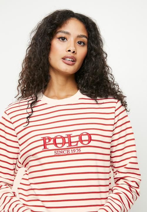 POLO - Stripe sweater - orange