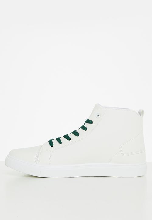 STYLE REPUBLIC - Karl hi-top sneaker - white & green