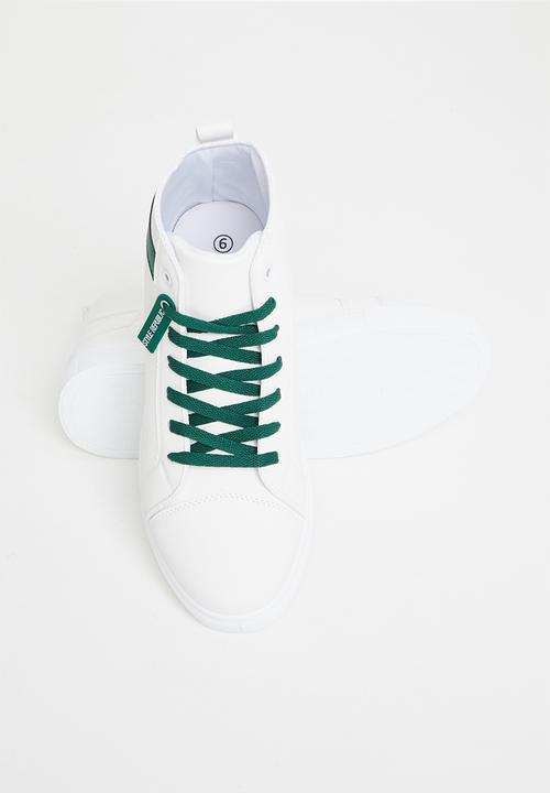 STYLE REPUBLIC - Karl hi-top sneaker - white & green