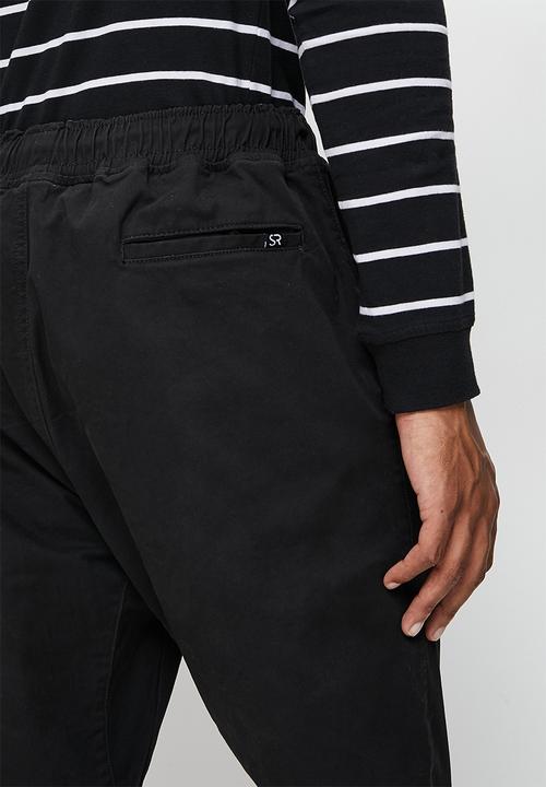 STYLE REPUBLIC - Slim tapered jogger - black
