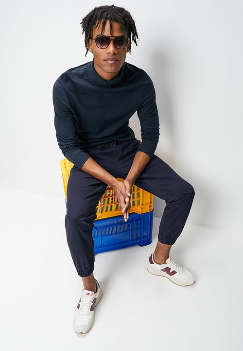 STYLE REPUBLIC - Slim tapered jogger - navy