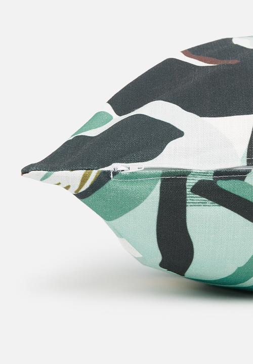 Sixth Floor - Layered printed cushion cover - multi