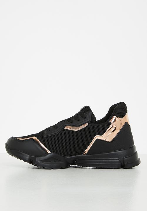 SOVIET - L evie-black mono & rose gold
