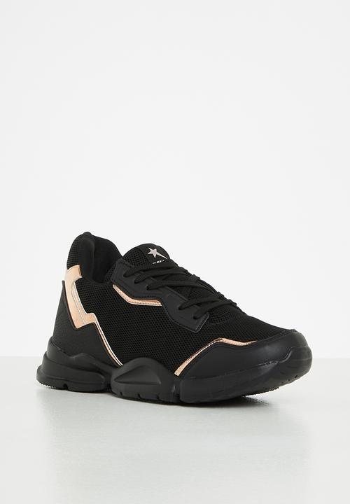 SOVIET - L evie-black mono & rose gold