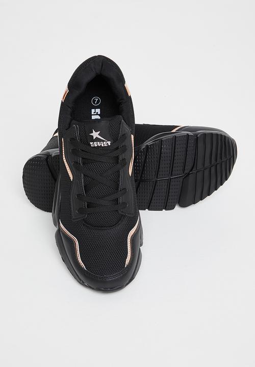 SOVIET - L evie-black mono & rose gold