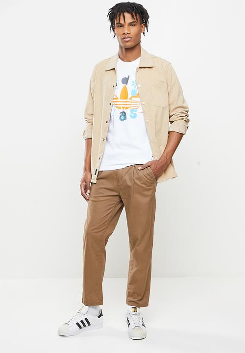 adidas Originals - Trefoil Play Tee - White