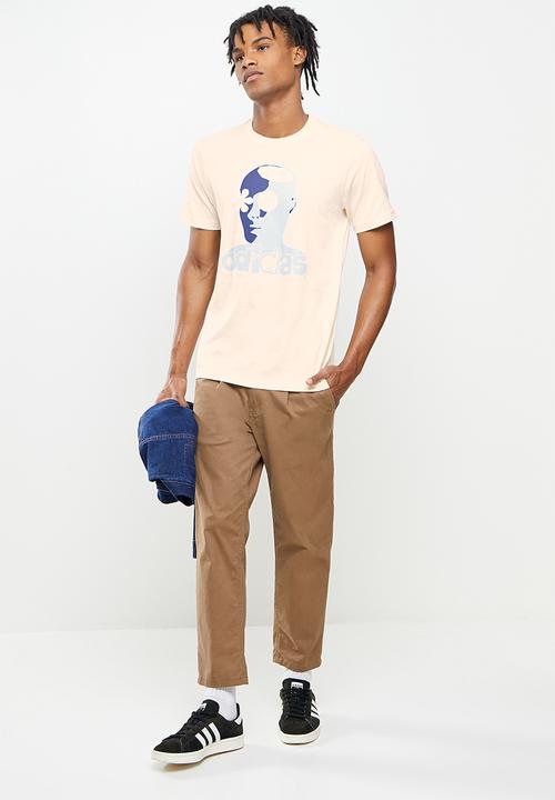 adidas Originals - Adiplay Head SS Tee - Ecru Tint