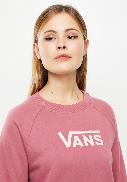 Vans - Wm flying v ft boxy crew - pink
