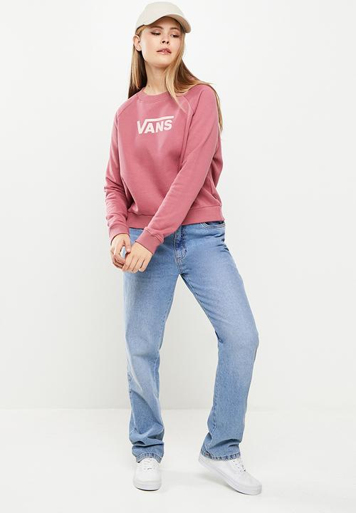 Vans - Wm flying v ft boxy crew - pink