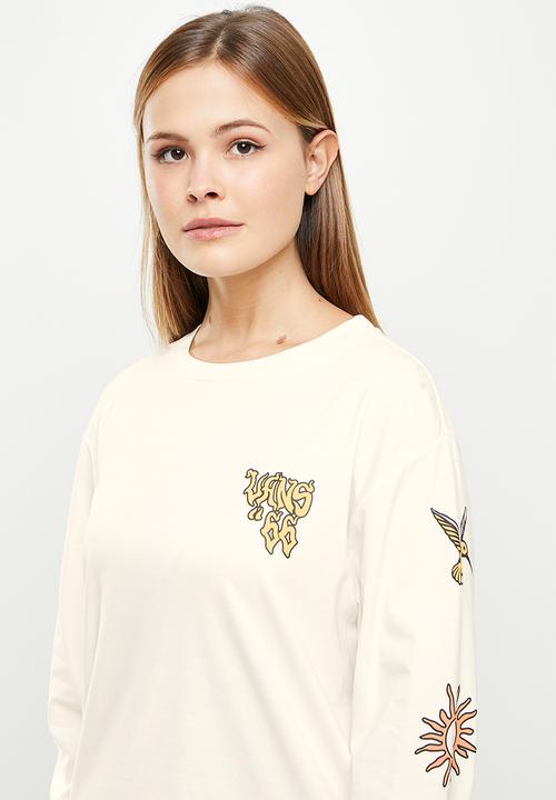 Vans - Skully 2 fs8 long sleeve t-shirt - marshmallow