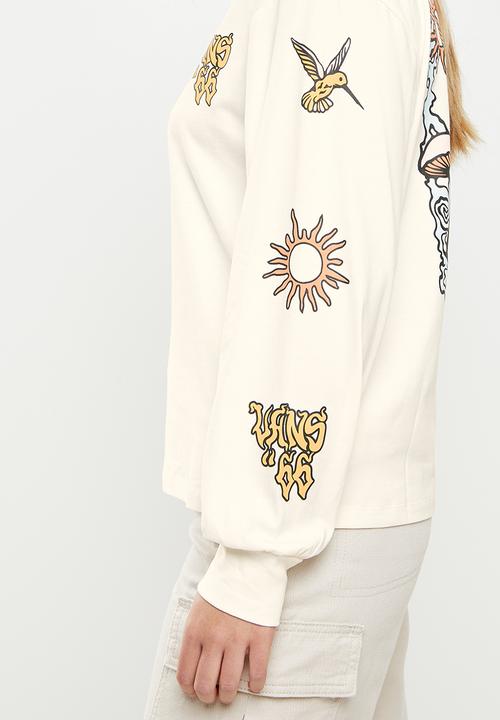Vans - Skully 2 fs8 long sleeve t-shirt - marshmallow
