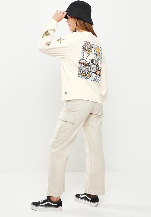 Vans - Skully 2 fs8 long sleeve t-shirt - marshmallow