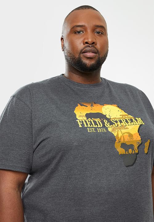 Field & Stream - Zar short sleeve tee - charcoal