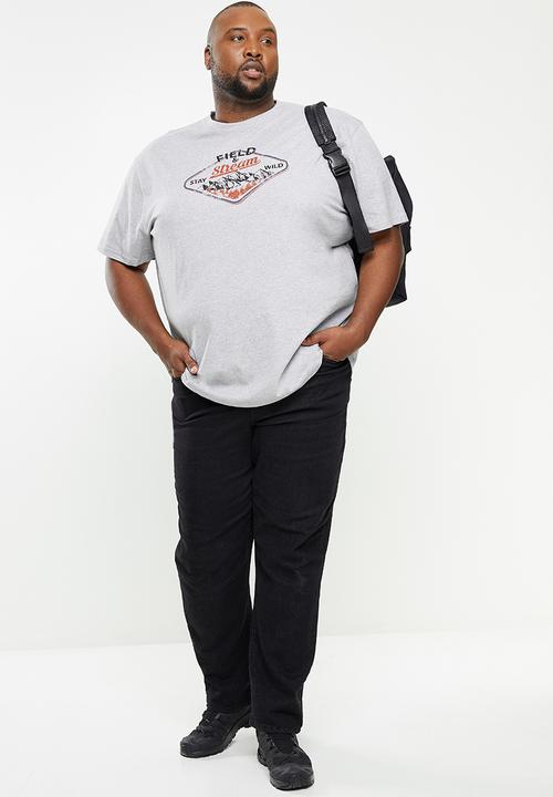 Field & Stream - Wolfy short sleeve tee - grey