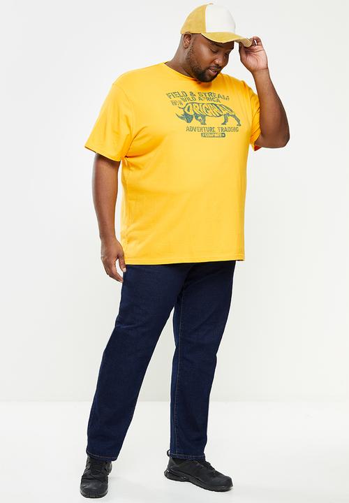 Field & Stream - Wild adventure short sleeve tee - yellow